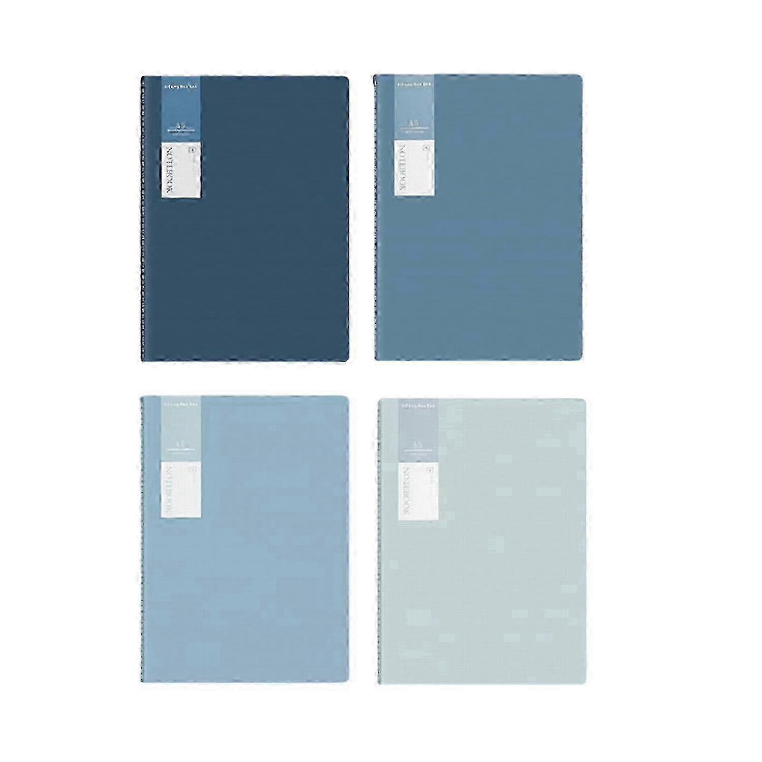 Simple Creative Plan Notebook Learning Office Horizontal Workbook-A5-salt Color System (36 Photos)-4 Books SZRH A-F