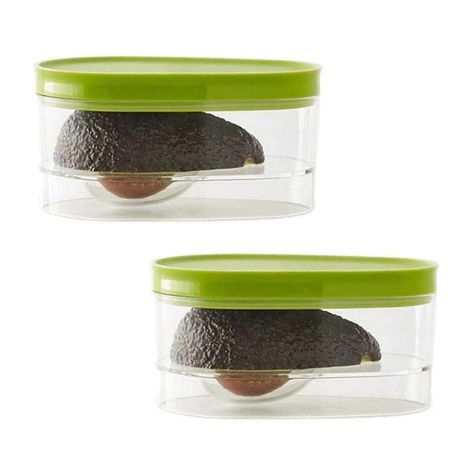 2 Pack Avocado Storage, Keeper, Saver Holder, Container to Keep Your Avocados Fresh for Days