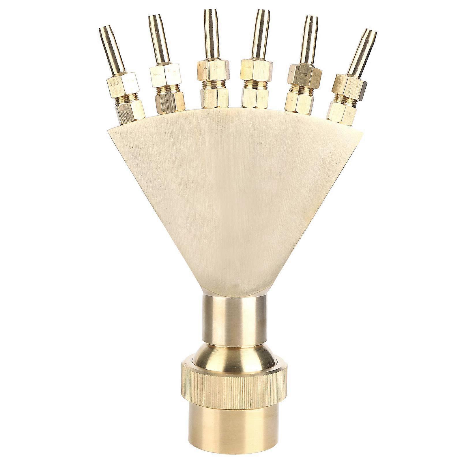 Adjustable Fountain Nozzle DN40 1.5in Fountain Head for Garden Pond Pool with Versatile Spray Pattern