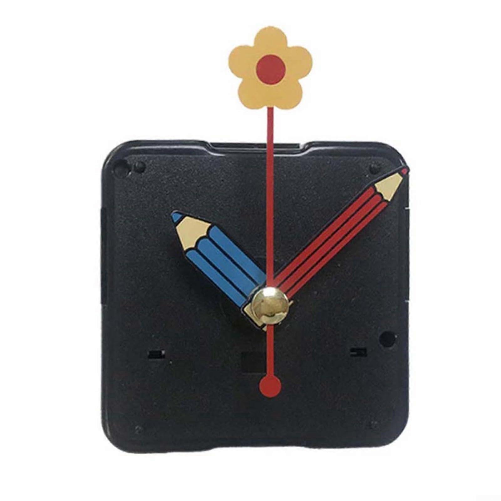 Silent Wall Clock Movement Kit with Hanging Hook, 18mm Shaft, 11mm Thread for DIY  (C Size)