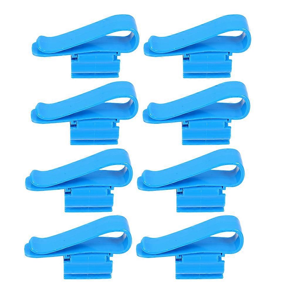 Multi-Function Water Pipe Fixing Clamps 8Pcs Set Ideal For Fish Tank Maintenance With Rectangular Shape And High Efficiency Filtration