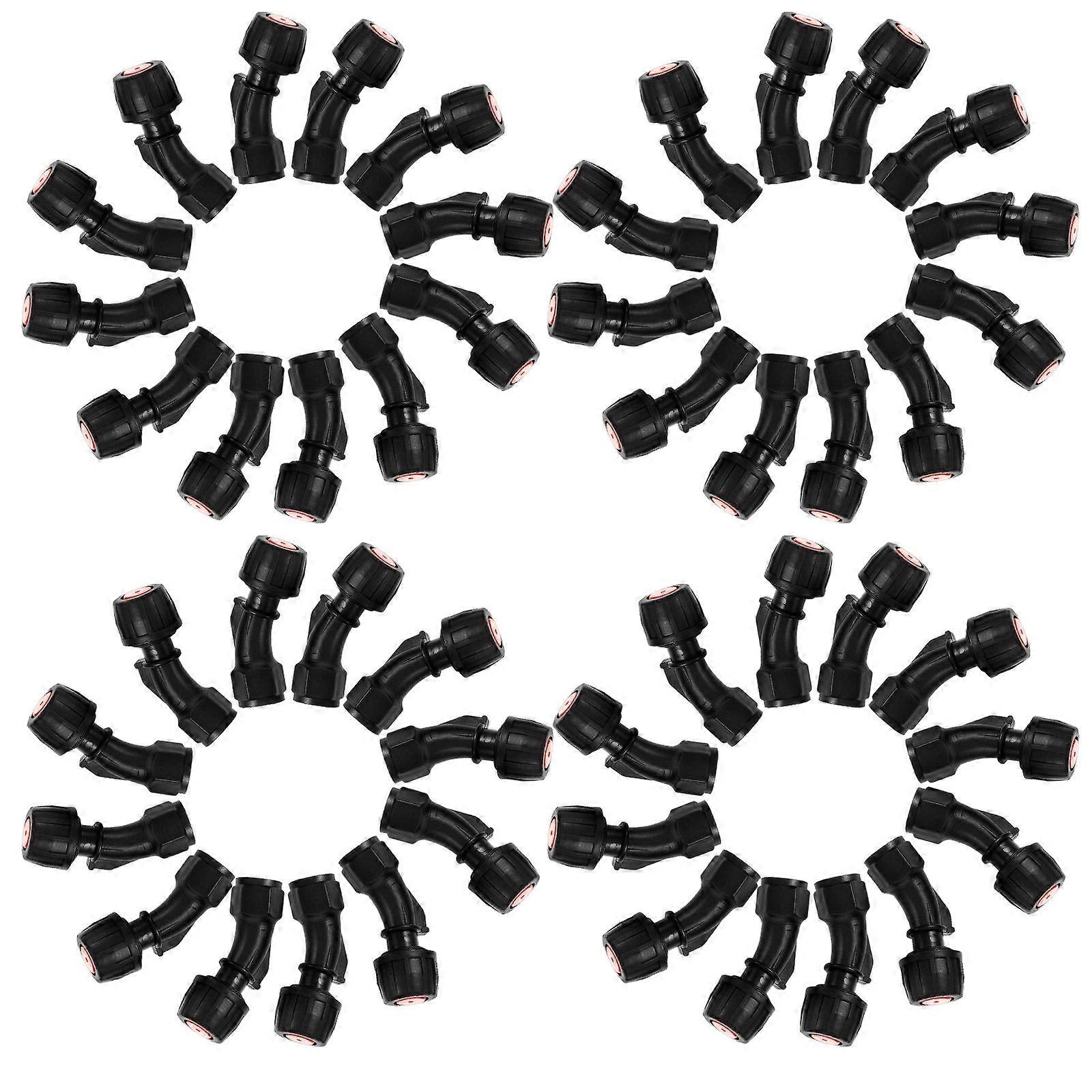 Agricultural Spray Nozzles Durable Plastic Wind-Resistant Nozzle Tips for Gardens 50Pcs