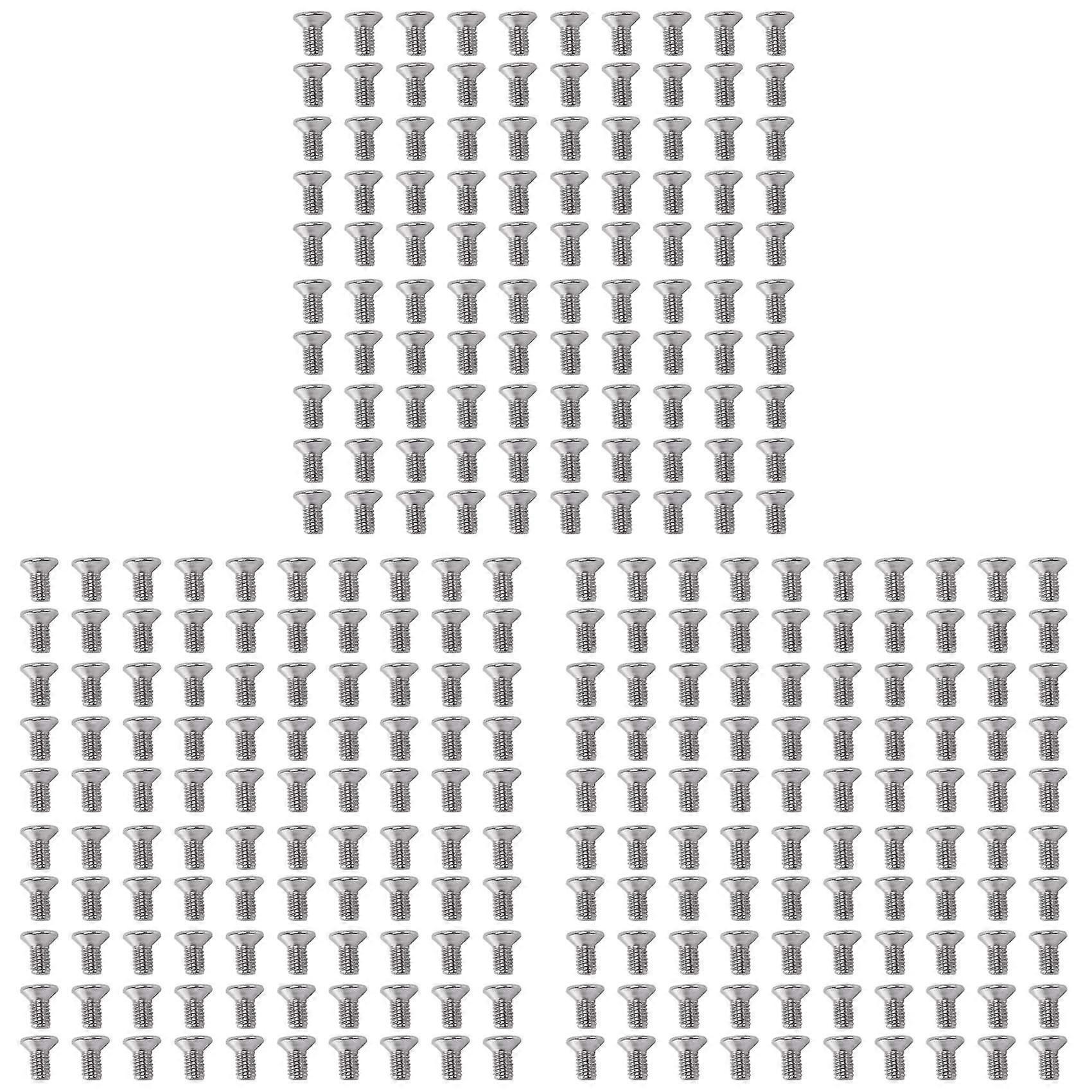 M3 x 6mm Phillips Flat Head Countersunk Bolts Machine Screws 300Pcs