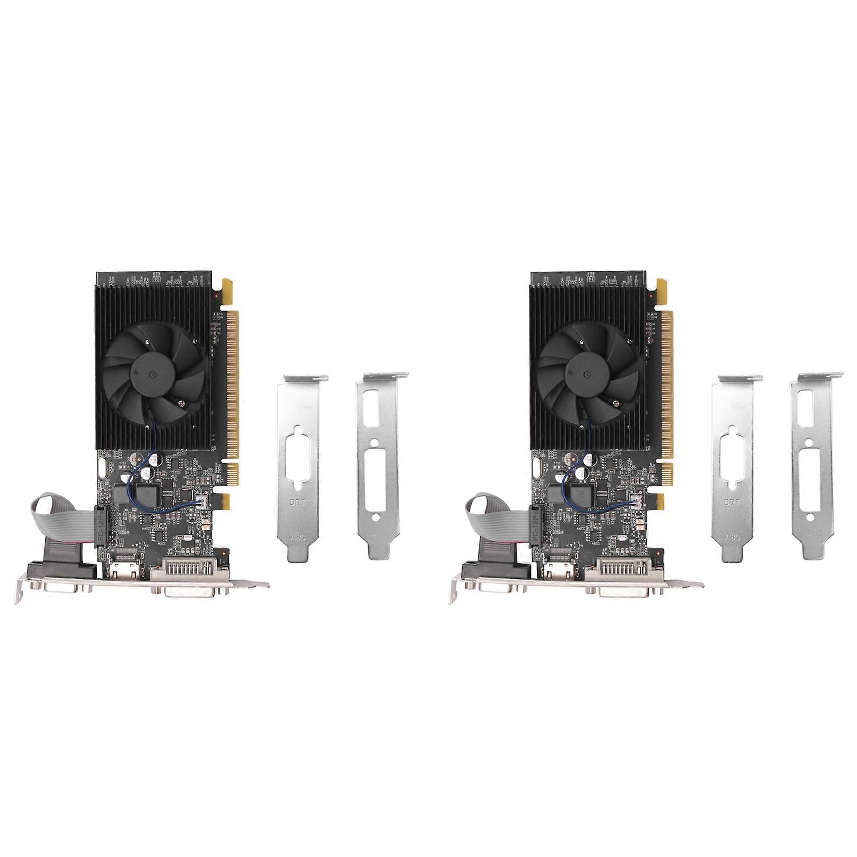 2X GT730 2GB Graphics Card GV-N730-2GI D3 64Bit GDDR3 Graphics Cards GT 730 D3 Dvi Used VGA Cards HDMI-Compatible