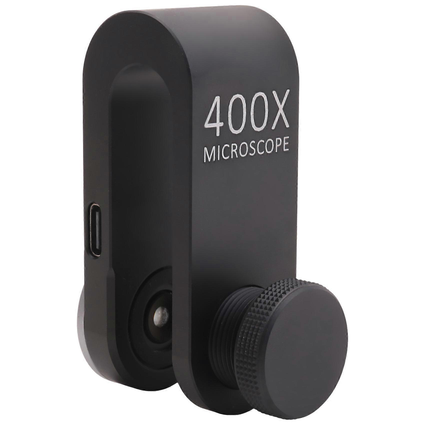 400X Mobile Phone Microscope Illuminant Identification Magnifier Hd Electronic External Mini Microscope for Smart Phone