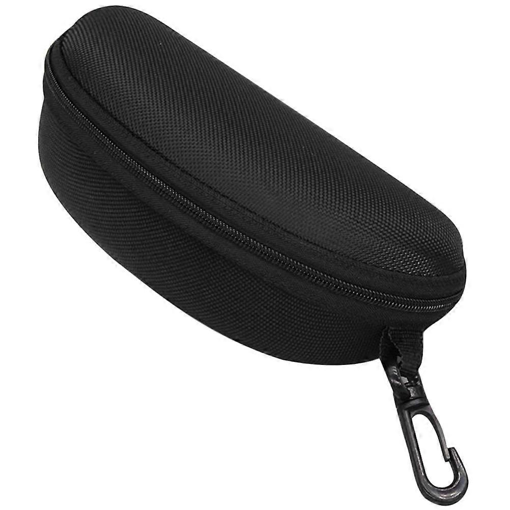 Back to School Black EVA Glasses Case for Storage with Zipper Portable and Durable for Use 7.5 Inches