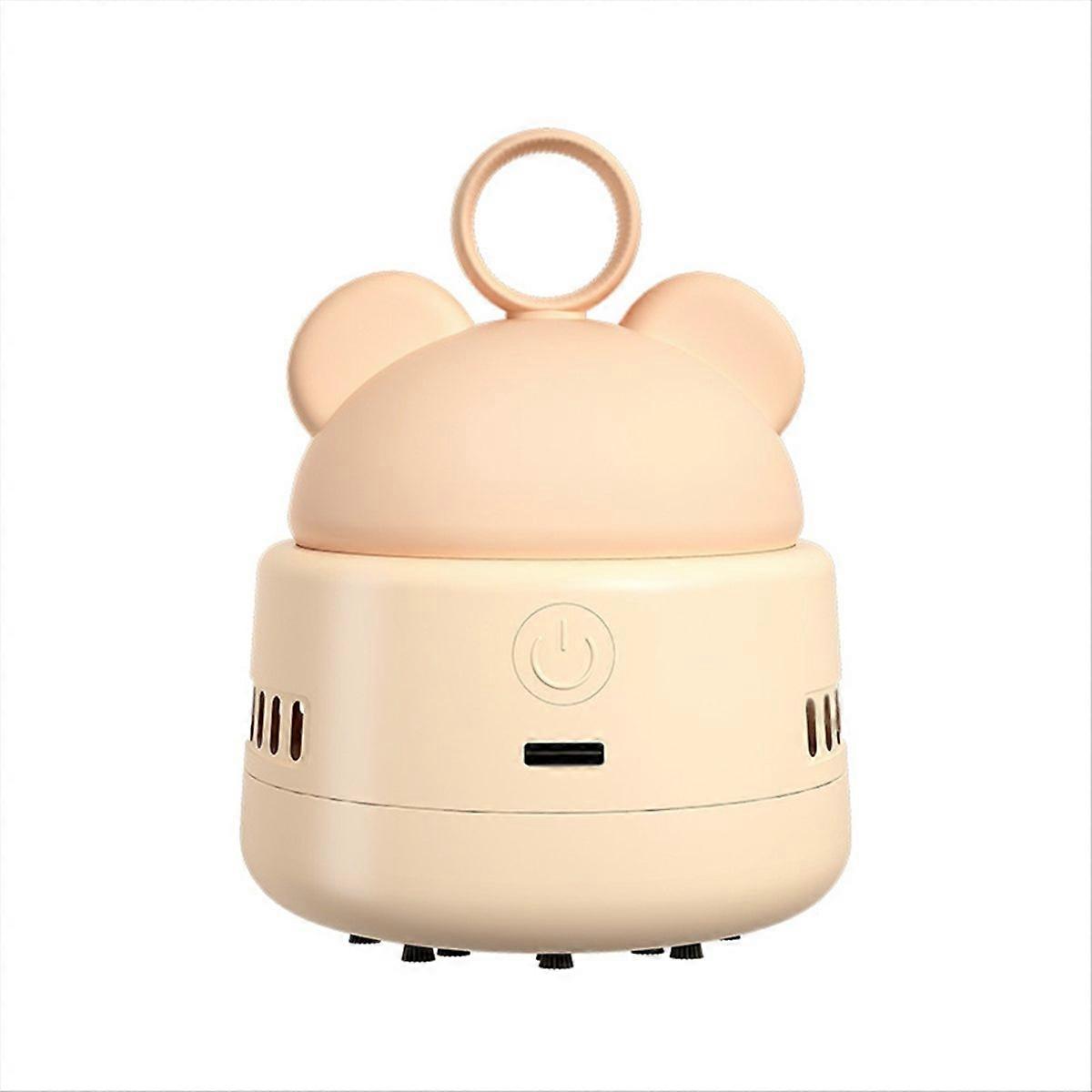 Cute Desktop Vacuum Cleaner Mini BearHead Ring Vacuum color