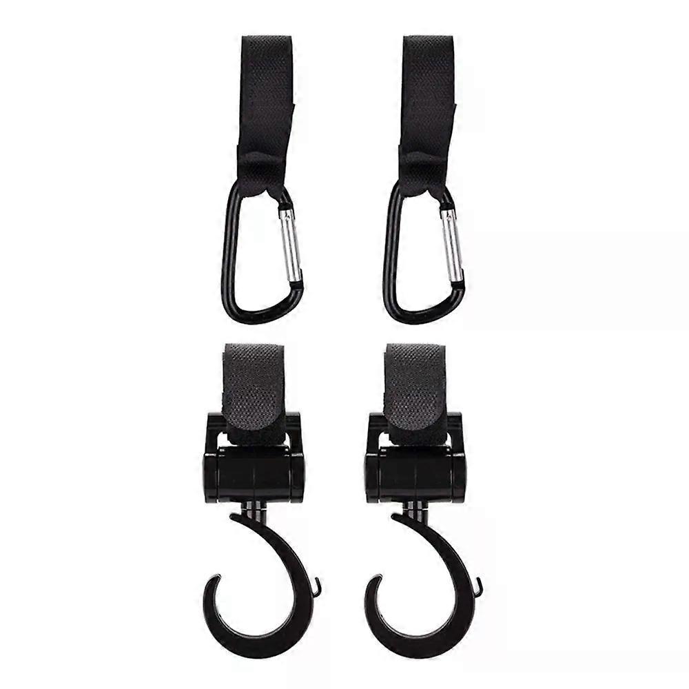 Decor Large Hook Stroller Hook Hook and Loop 360 Rotary Pram Accessories Degree Hook Durable Pushchair Hanger Baby Stroller