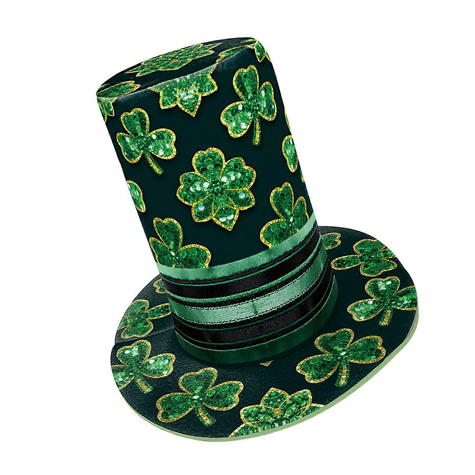 Saint Patricks Day Hat Soft Composite Cotton Multiple Size Hat for Sensitive Skin Light weight and Portable  C S