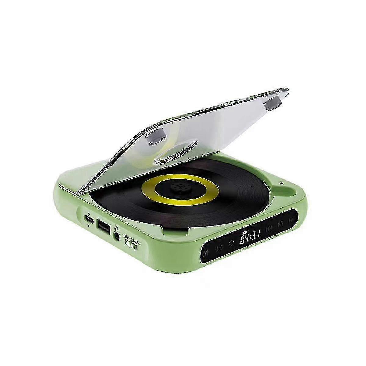 Portable Cd Player Bluetooth Speaker,led Screen, Stereo Player, Wall Mountable Cd Music Player With