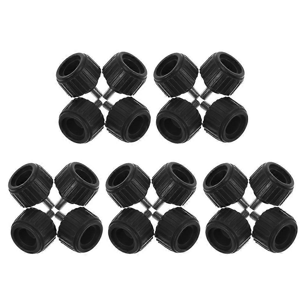 Furniture Leveling Glide Adjustable Threaded Feet for Table Legs 100Pcs