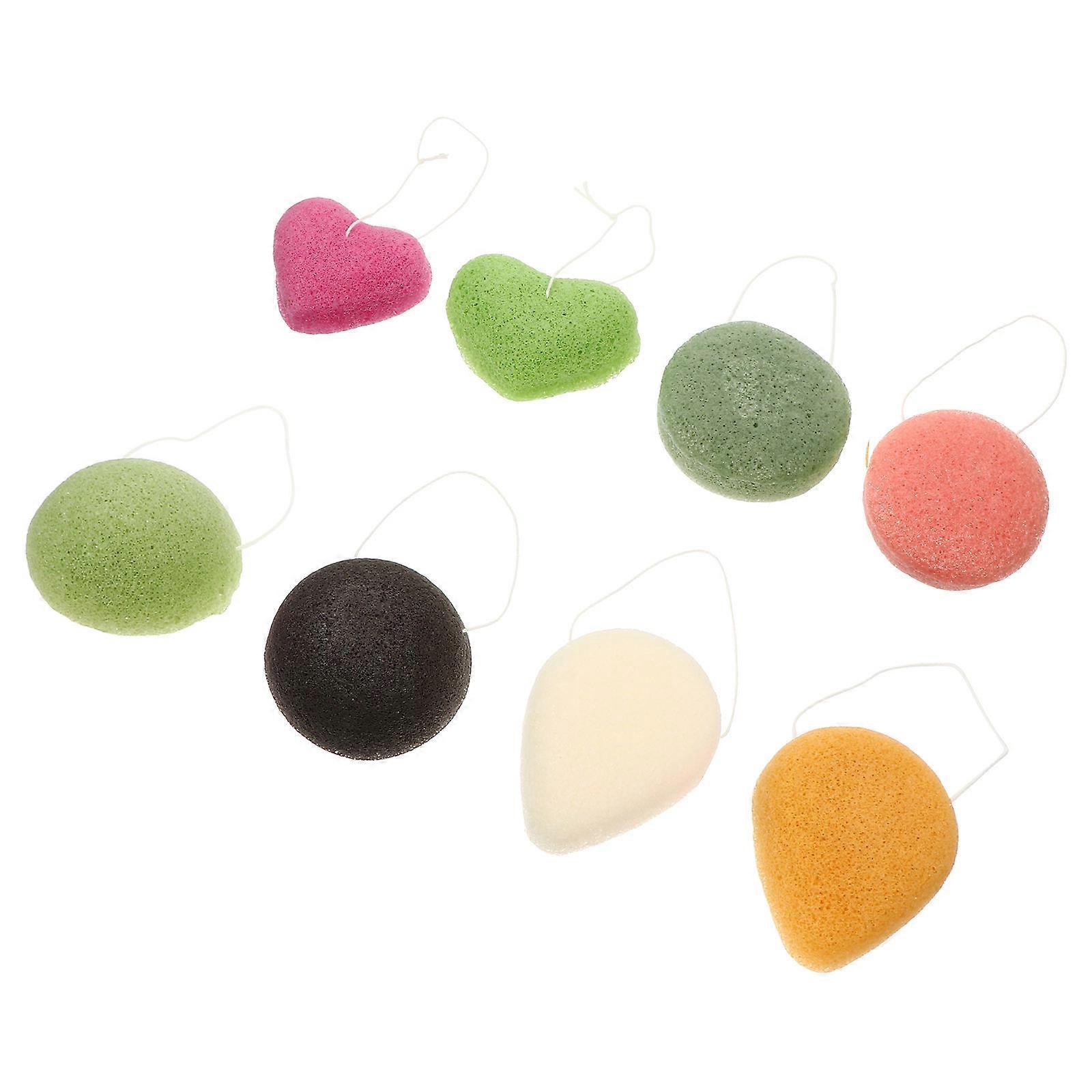 Face Exfoliating Puff Facial Makeup Sponge for 16Pcs