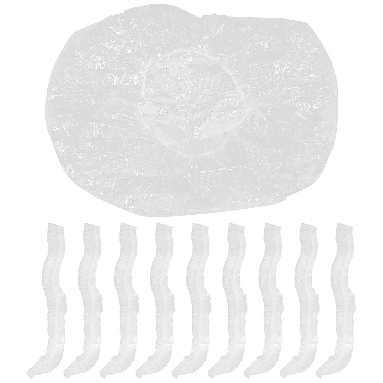 Disposable Backpack Rain Cover for Protection 10Pcs Lightweight Transparent Plastic