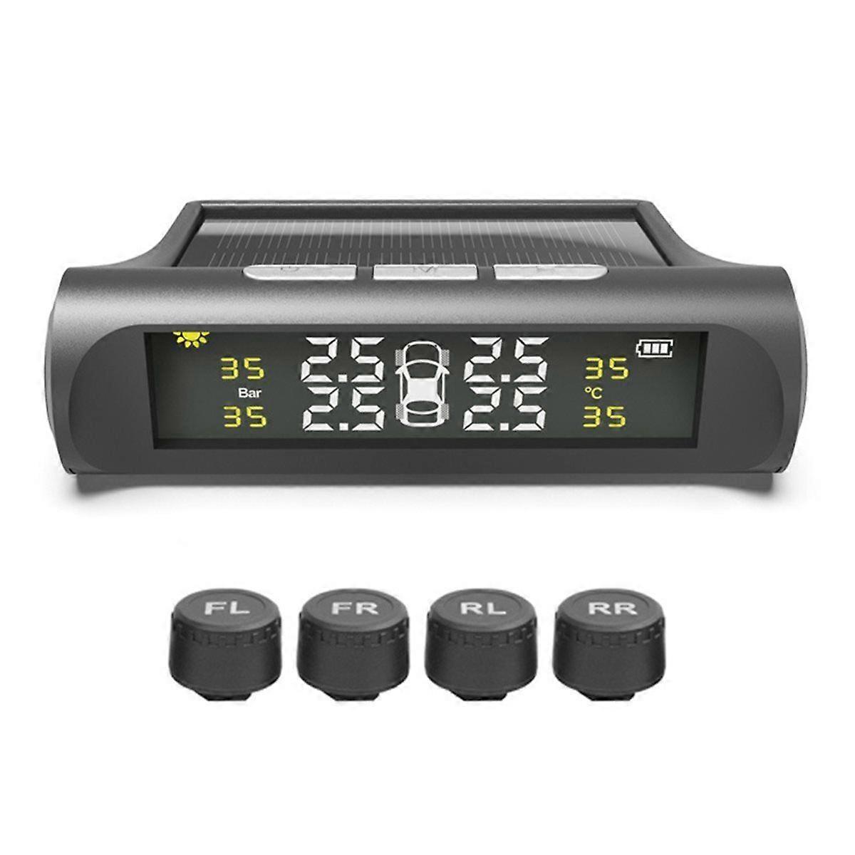 Intelligent TPMS Solar Tyre Pressure Monitoring System Parking Sensors for Cars Temperature Tire Ai