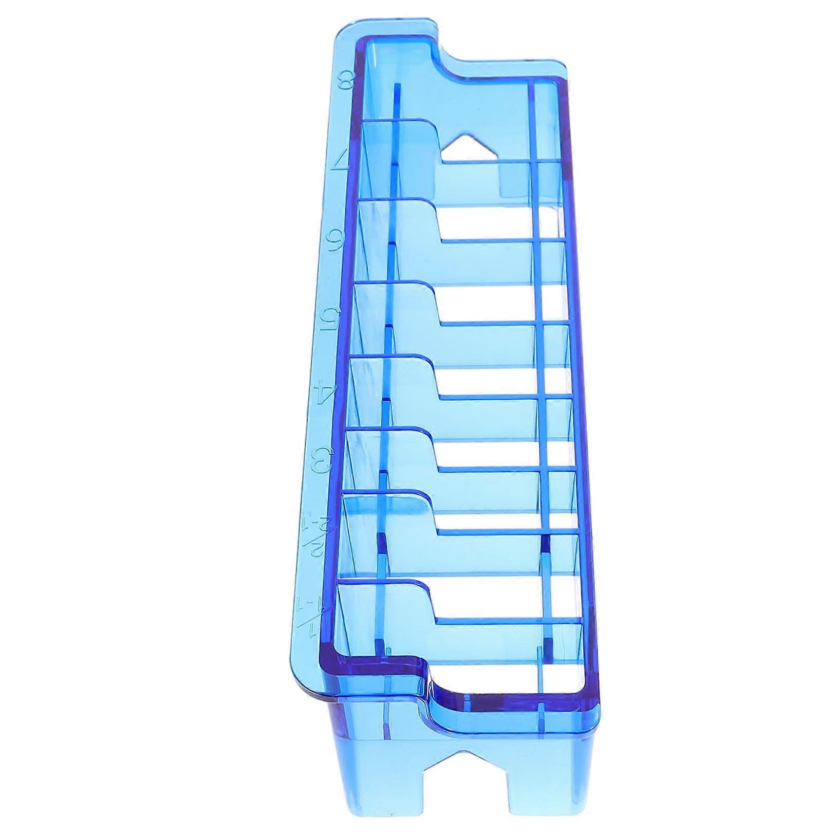 Hair Clipper Guard Organizer MultiGrid Comb Storage Box for Barber and Home Use