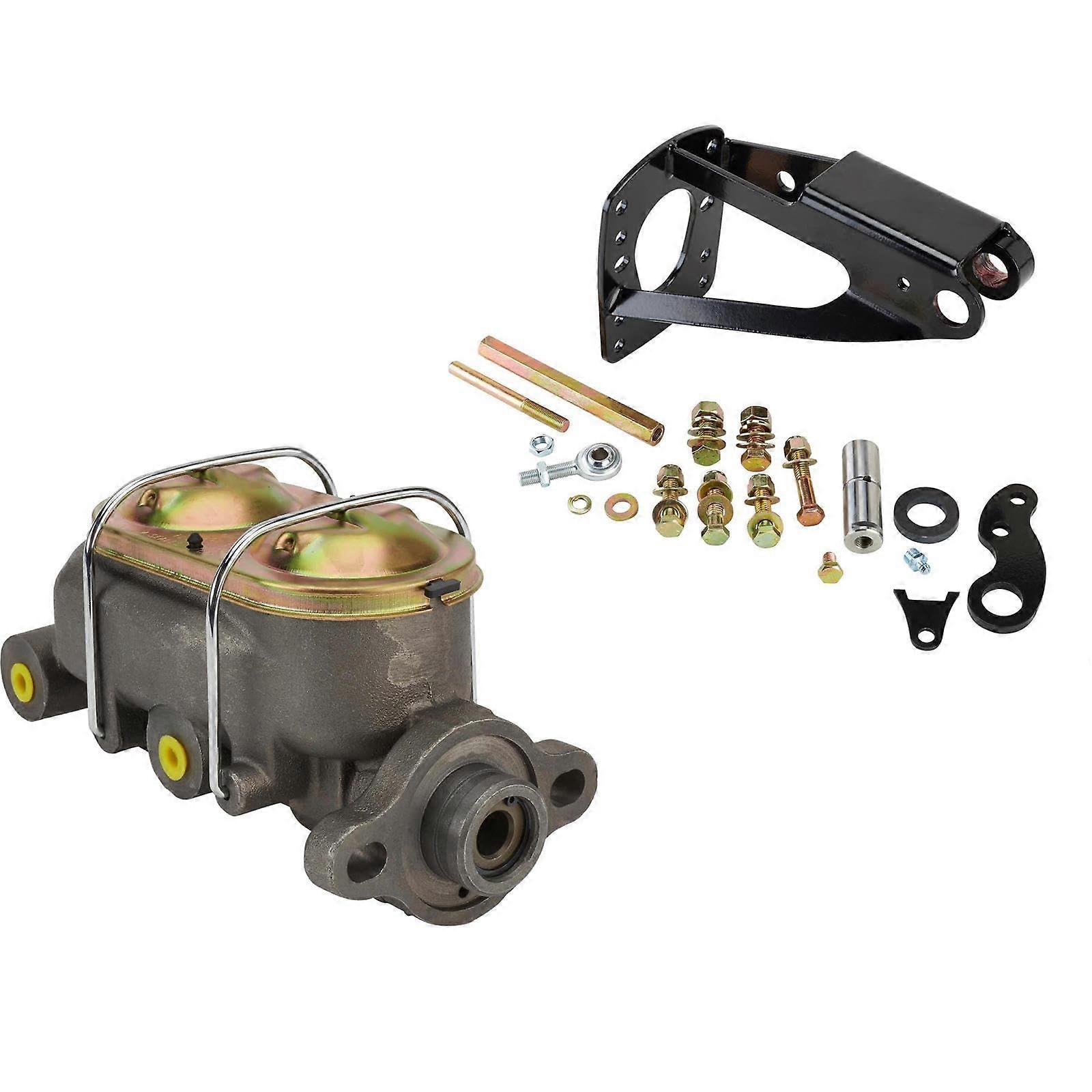 Master Cylinder with Mount, 1 Inch Bore Disc/Drum Brake Replacement for 195559 Chevy Pickup