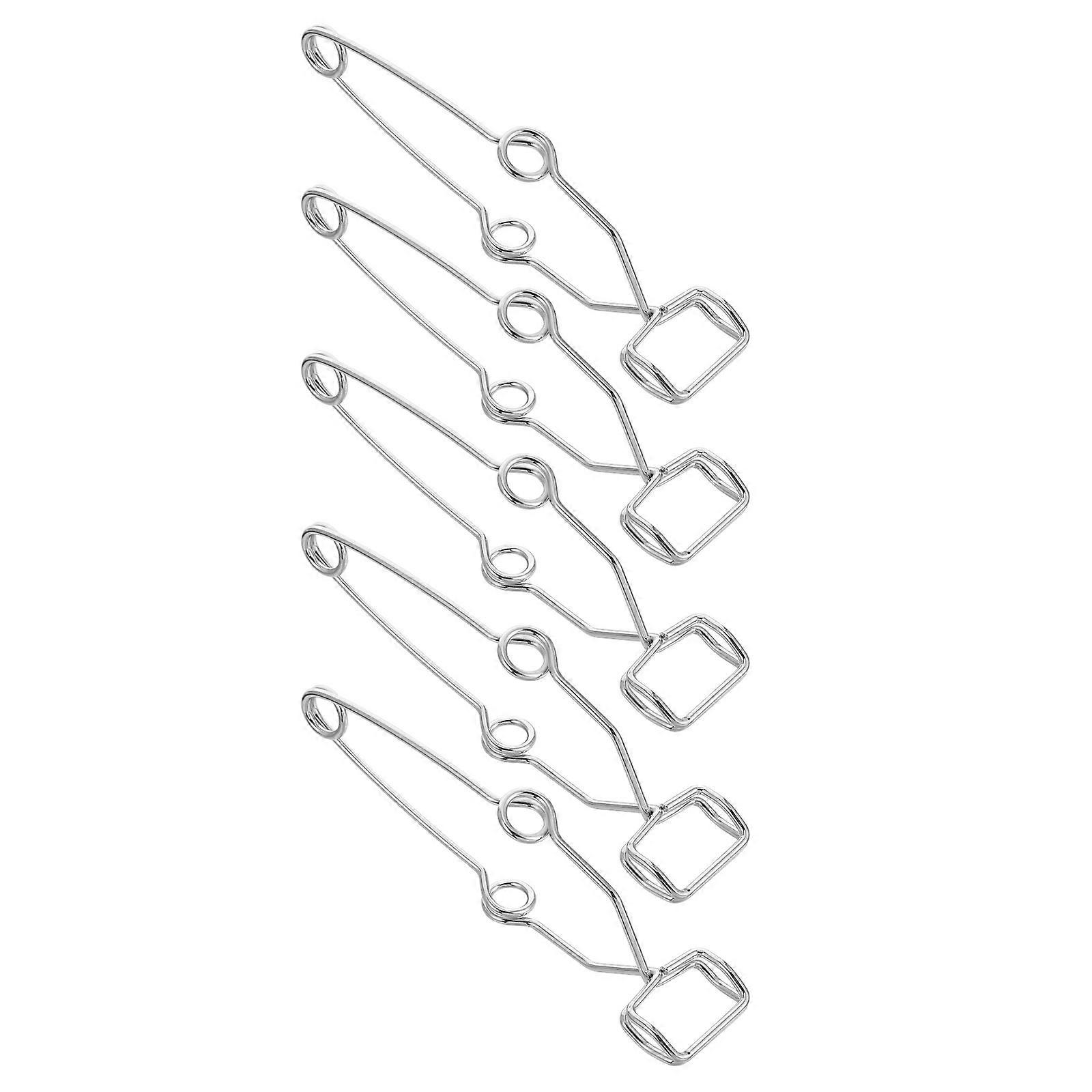 5pcs Iron Tube Clamp Holder Laboratory Tool