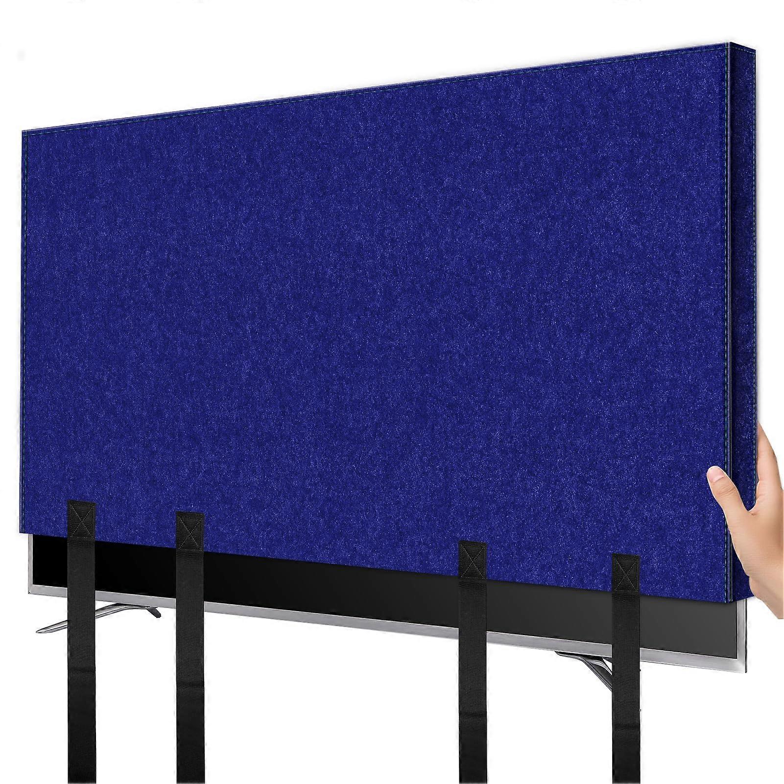 65 Inch TV Moving Cover, Flat Screen Protector with Dustproof AntiScratch Felt and Straps