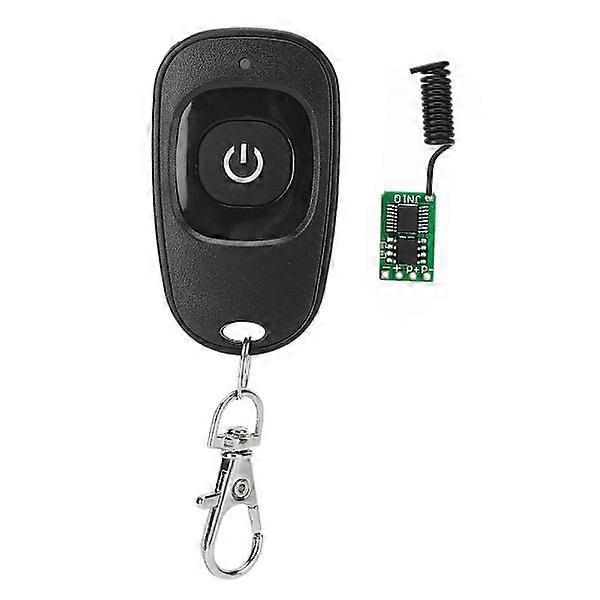 Mini Wireless Switch 3.7V 6V 9V 12V Remote Control Relay Controller Power Remote ON OFF