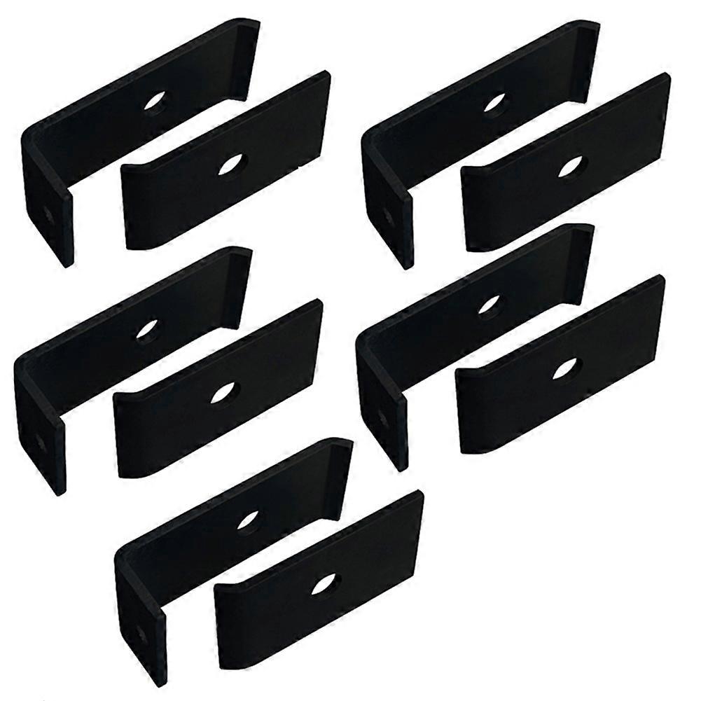 Mounting Set for Grid Mats, for Attaching to Walls or Posts,Double Rod Mesh Fence Posts,for Double Rod Mesh Fence