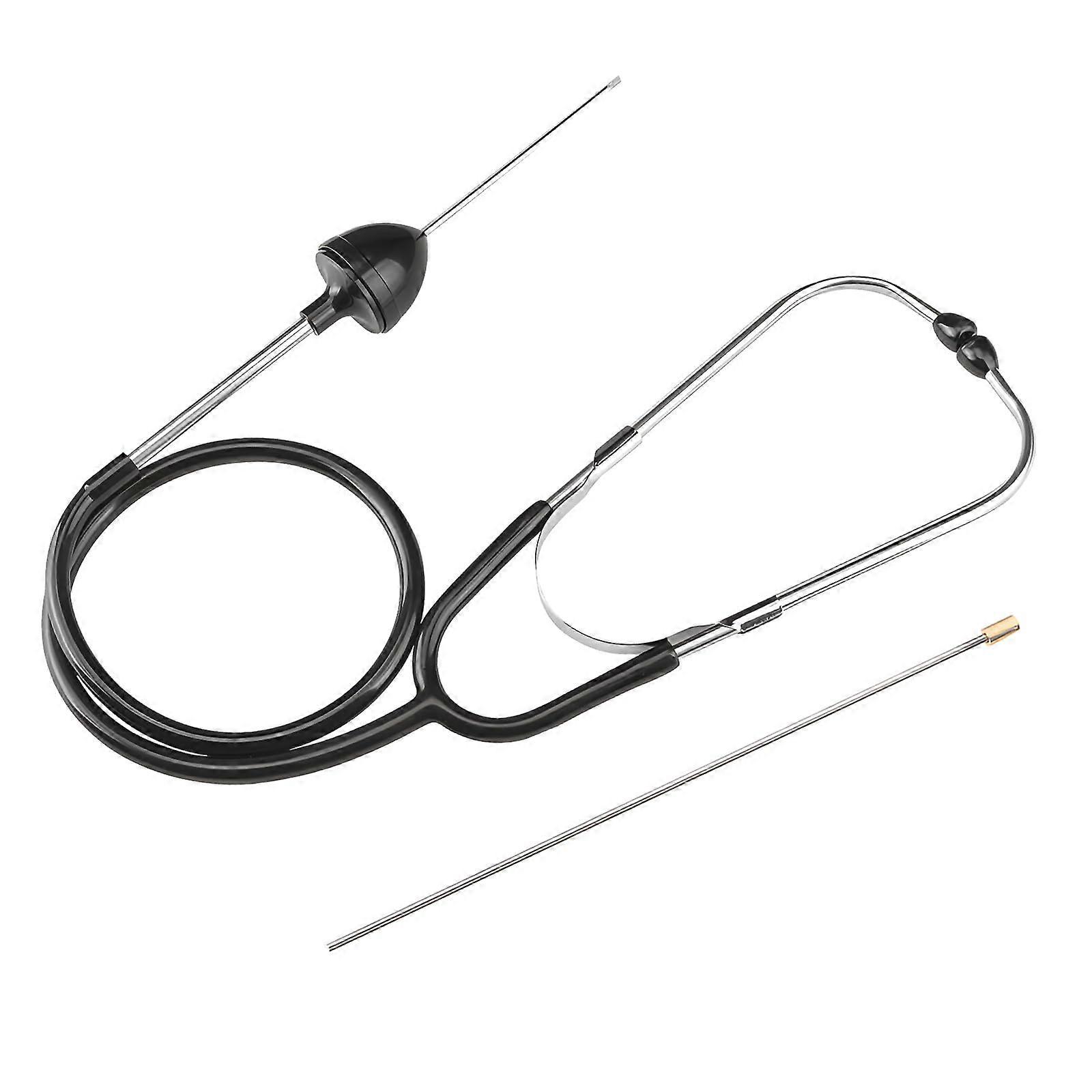 Professional Engine Stethoscope with Extended Reach Probe for Accurate Automotive Noise Detection