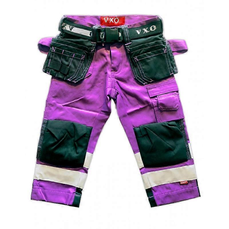 Pantalones de trabajo con reflector Loxy Purple