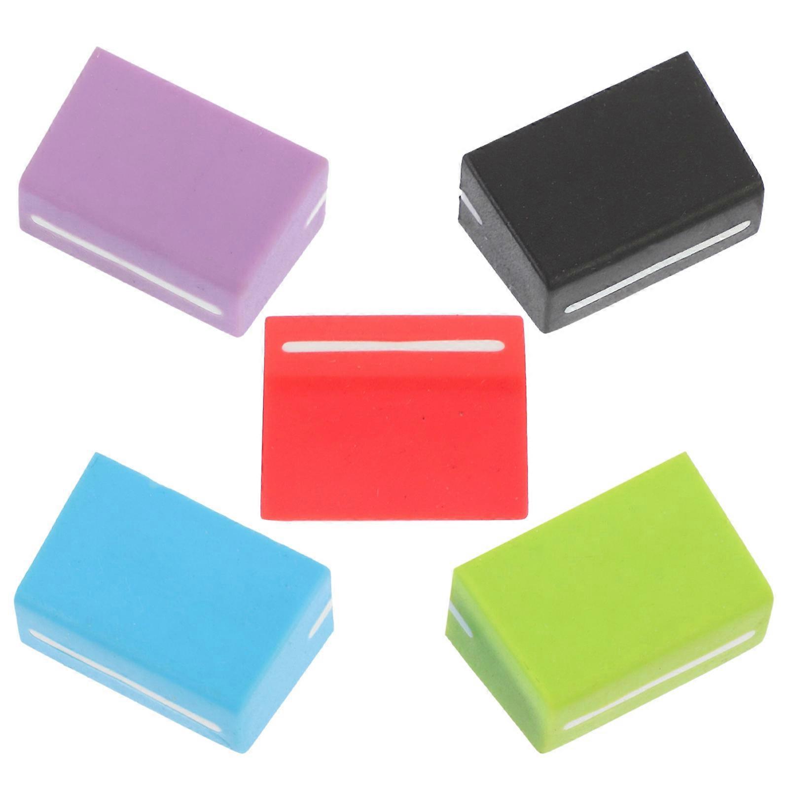 Slider Caps Rubber Fader Caps Replacement for Mixer 10Pcs Assorted Color