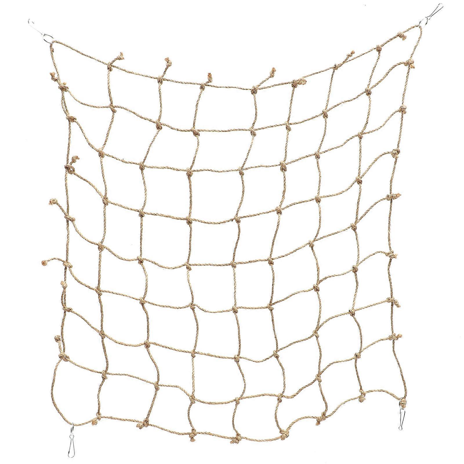 Woven Pet Climbing Net for Relaxing Use 3Pcs Durable Parrot Hammock