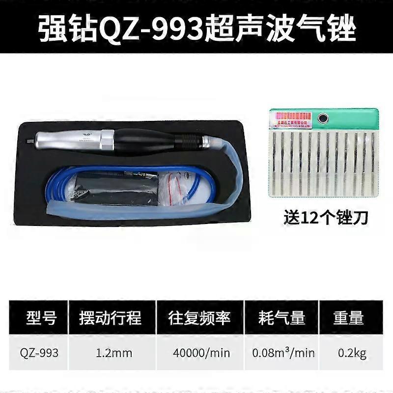 Pneumatic ultrasonic grinder abrasive tool polishing vibration setback front and rear reciprocating file