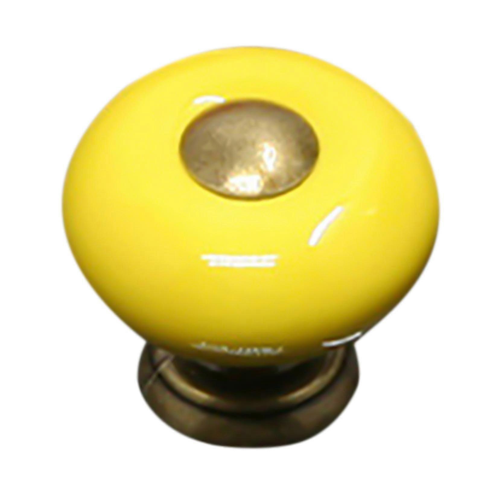 Drawer Pull Knob Single Hole Wide Application Ceramic Scratching Resistant Cabinet Knob Handle For Kitchen