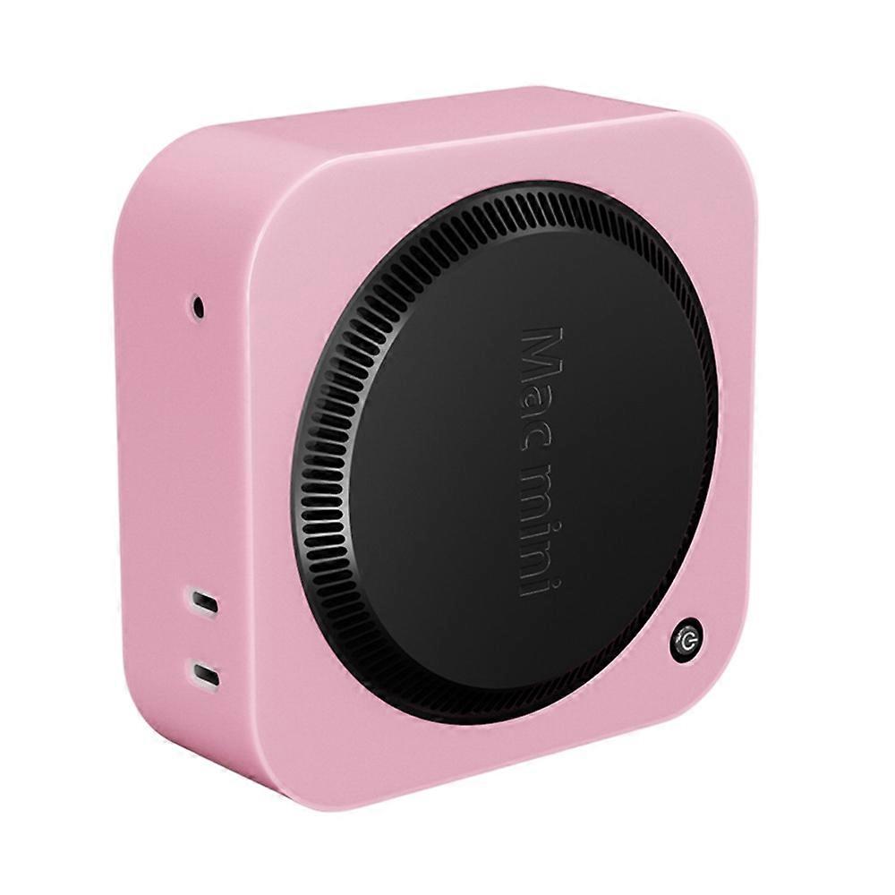 For Apple Mac Mini M4/M4 Pro 2024 Silicone Case Computer Host Anti-Slip Shockproof Protective Cover