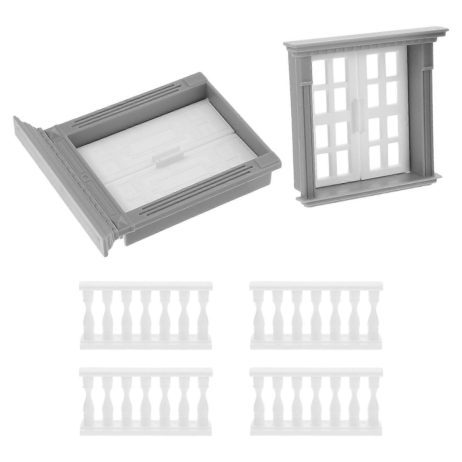 Dollhouse Window Dollhouse Miniatures for Model Making 1Set