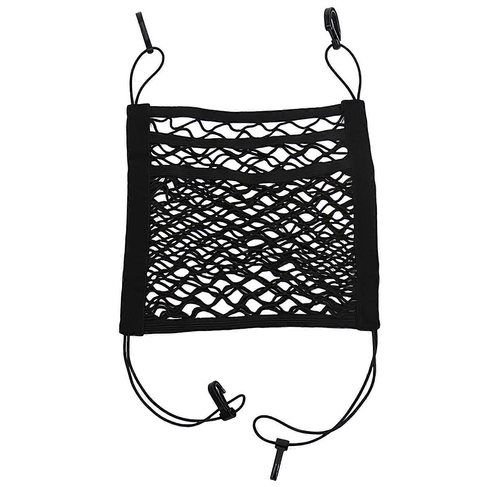 Car Storage Net with Elastic Mesh, Universal Car Partition Organizer for Pets and Interior Items