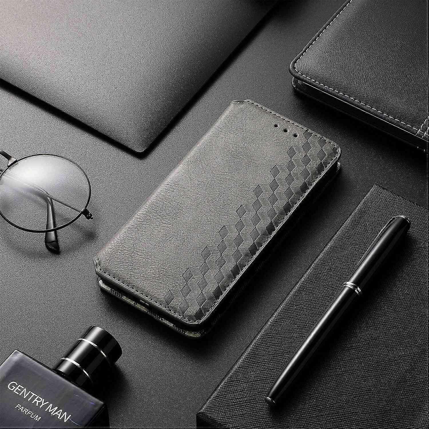 Case For Iphone 13 Mini Grey Flip Magnetic No7803