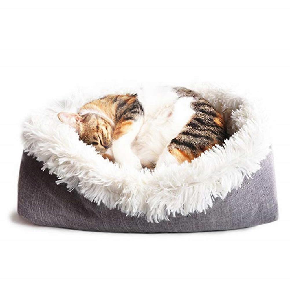 Pet Sleeping Pad Grey Dual Cushion for Cat Litter Use