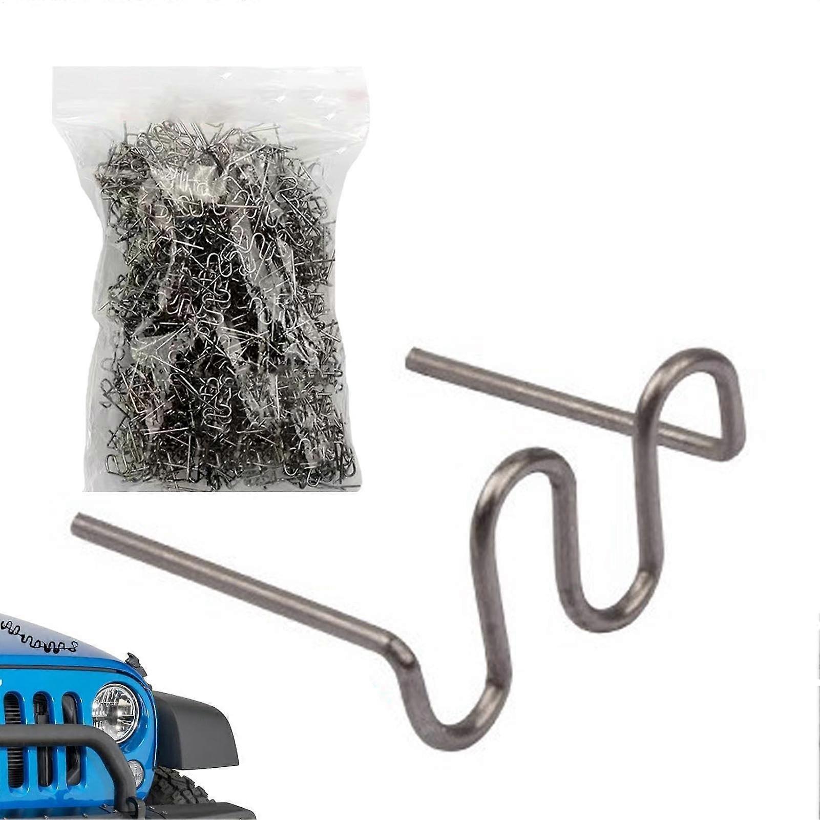 Bumper  Welding Rods with  Hardness Hot Stapler Staples 0.8mm Plastic Crack Kit