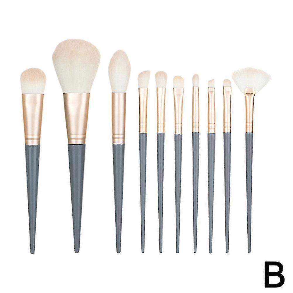 2026 10Pcs Make Up Brush Set Professional Makeup Tools