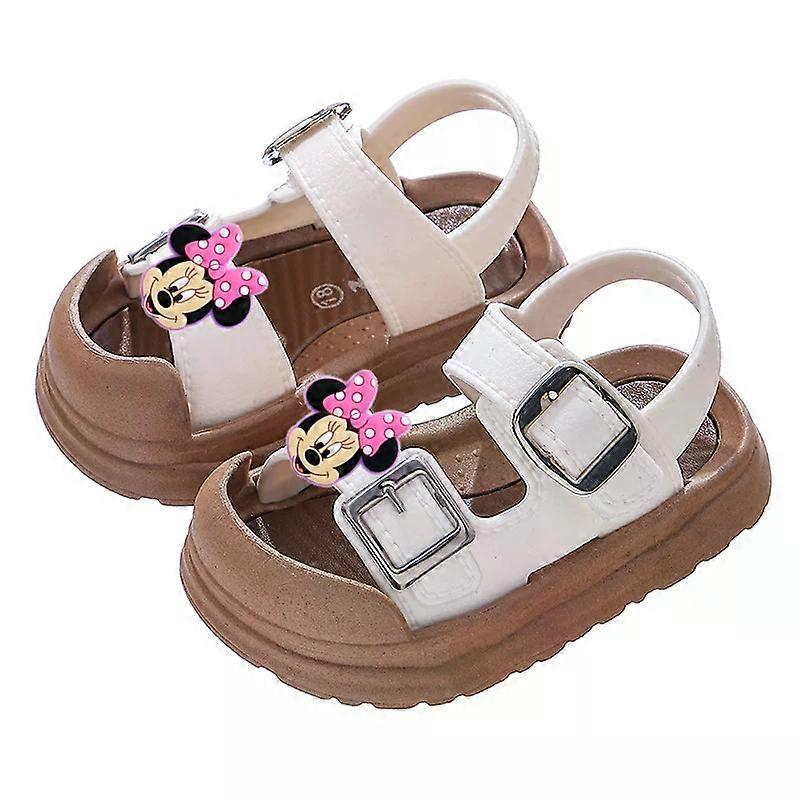 Disney Wear Velcro Casual Shoes Boys and Girls Mickey Mouse Kids Sandals Fashion Soft Bottom Baby Beach Shoes