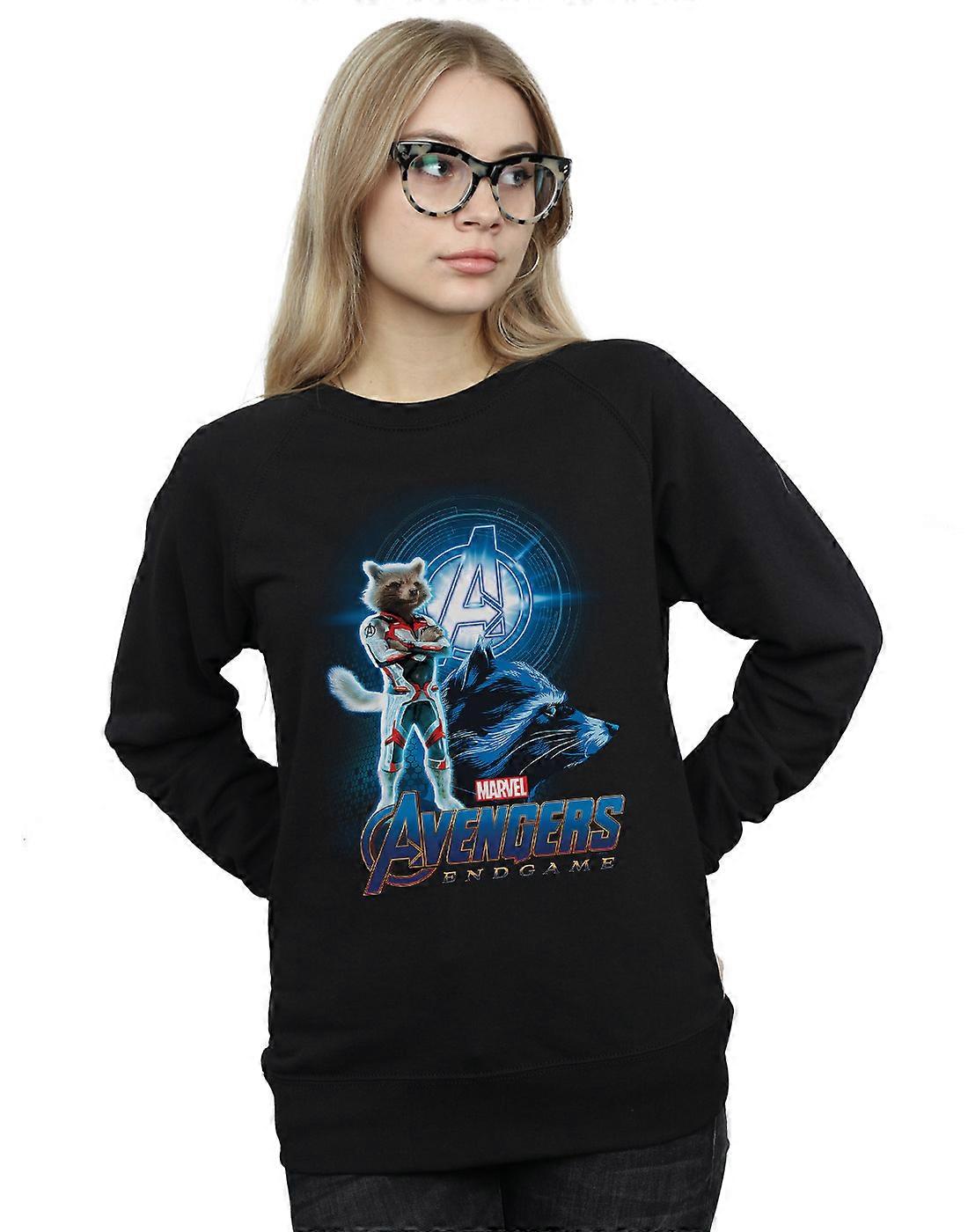 마블 여성용 어벤져스 엔드게임 로켓팀 슈트 스웨트셔츠