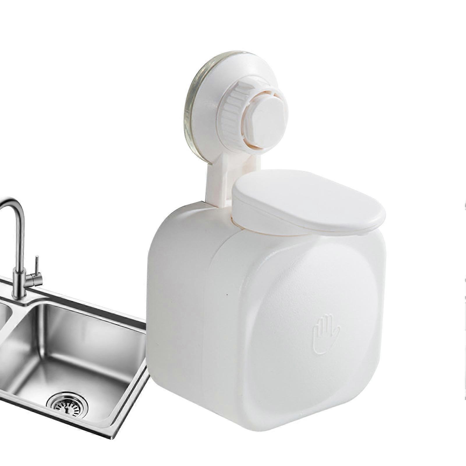 Automatic Touchless Wall Mounted Soap Dispenser with Refillable ABS Chamber and Suction Cup