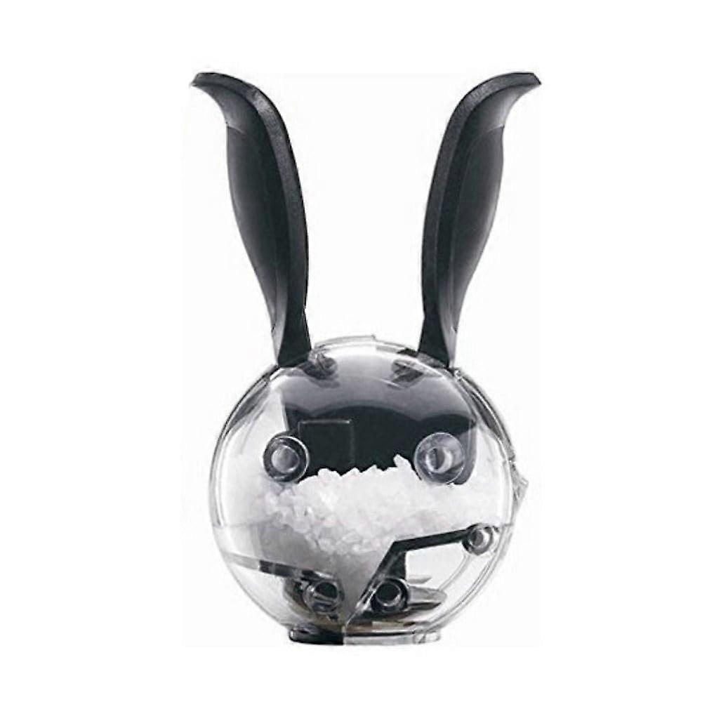 Salt and Pepper Grinder with Rabbit Ear Design, Manual Ceramic Pepper Mill for Kitchen Use