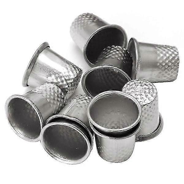 10pcs Thimbles Multi Size Finger Protector Sewing Quilting Handmade Craft Tools