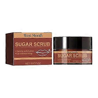 West  Month Lip Scrub Cream Fade Lip Lines Maintenance Lip Dry Crack Peeling Moisturizing Care Cream