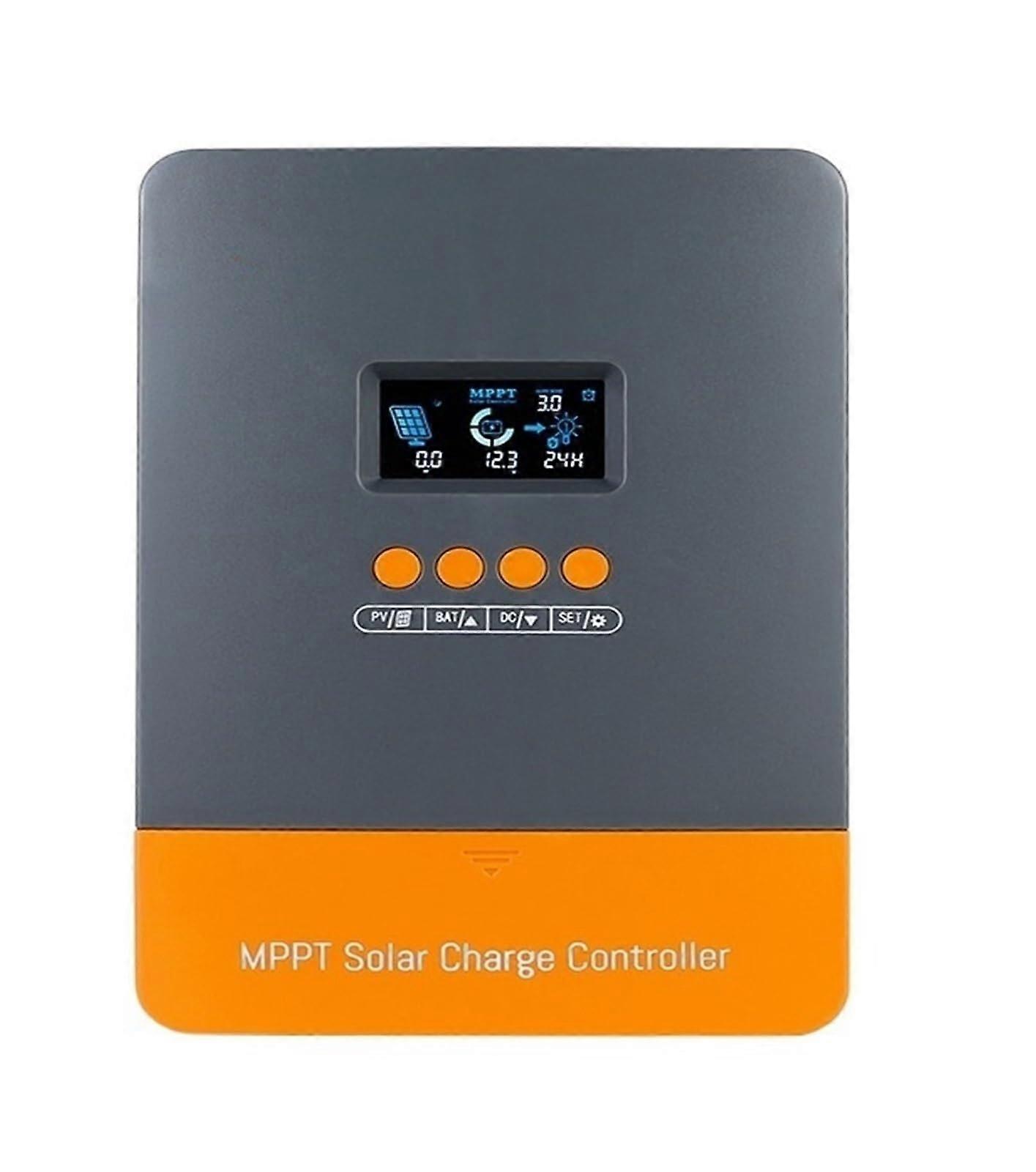 MPPT 60A Solar Charge Controller 12V 24V 36V 48V Efficiency Regulator with LCD Display for Off Grid System