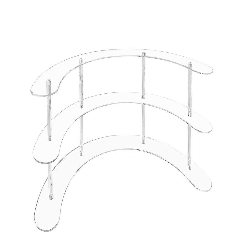 Transparent Removable Acrylic Display Stand Rack Kit 3 Layers