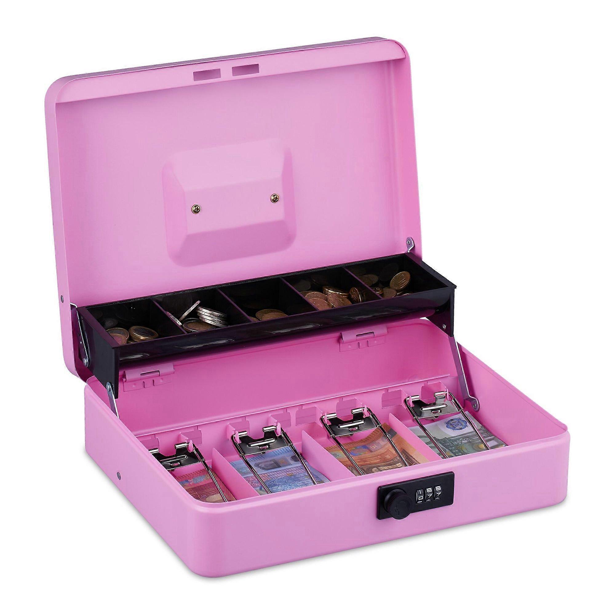 Cash box with number combination