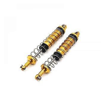 RC Car Shock Absorber Adjustable Metal Hydraulic Rear Suspension for 1/12 Scale RC Cars Yellow
