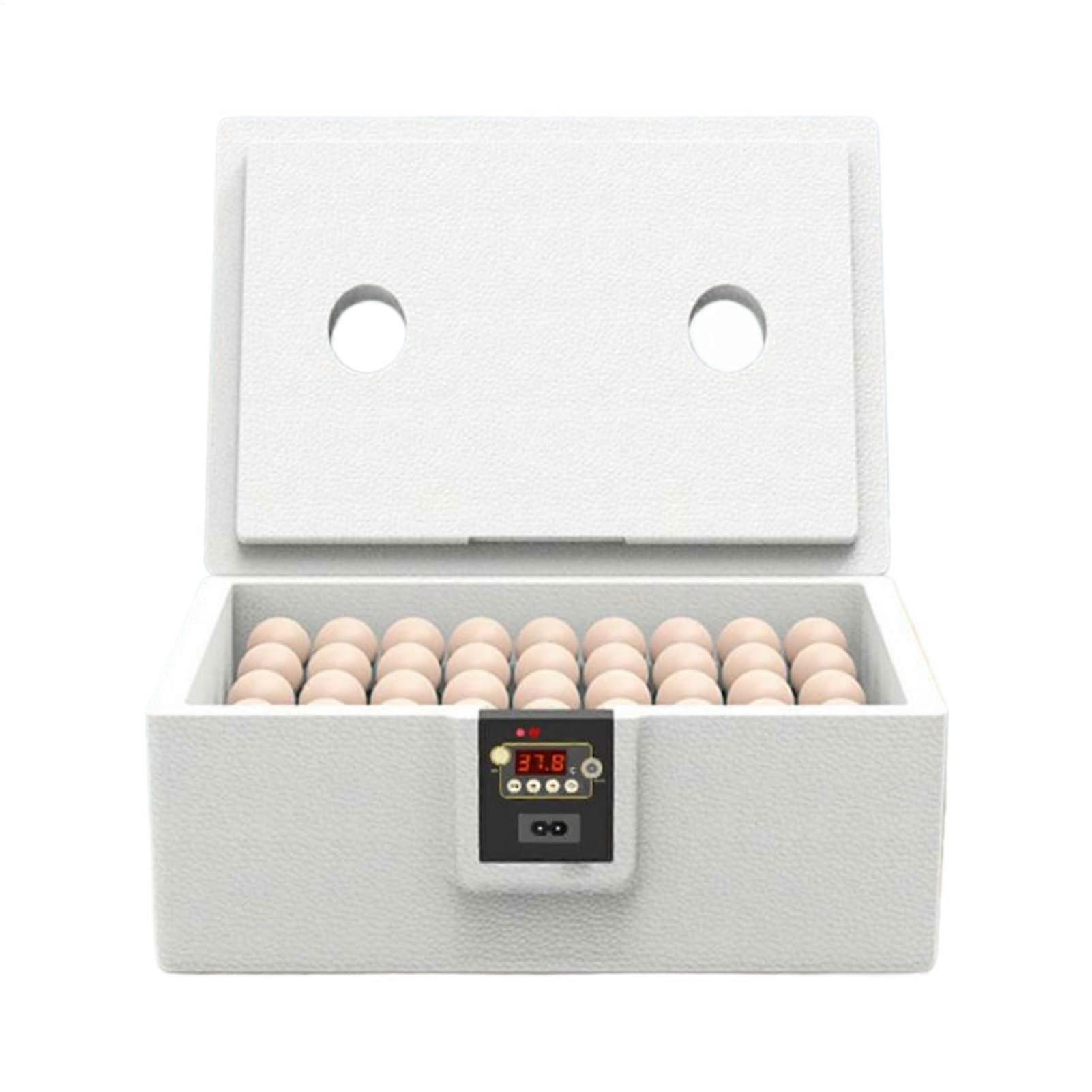 Smart Egg Incubator with LED Temperature Control, Automatic Turning for Chicken Duck Quail Eggs