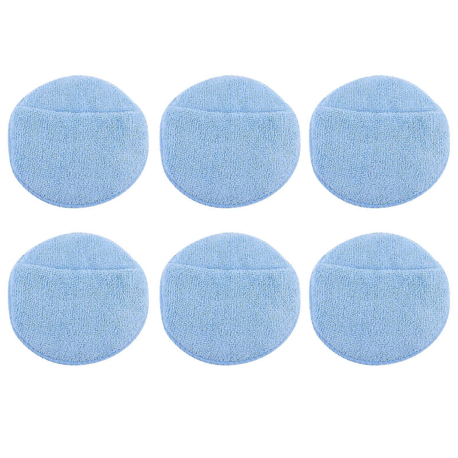 Blue Polishing Pad Wax Applicator for Car Buffing 12Pcs