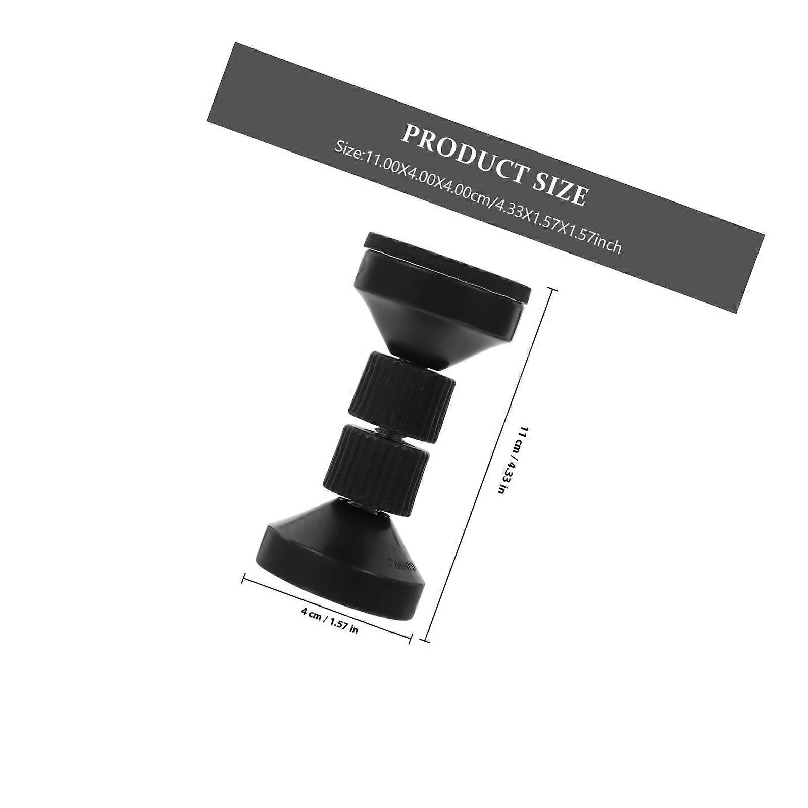 Adjustable Bed Frame Stopper for Bed Use 1Set Black Headboard Stabilizer